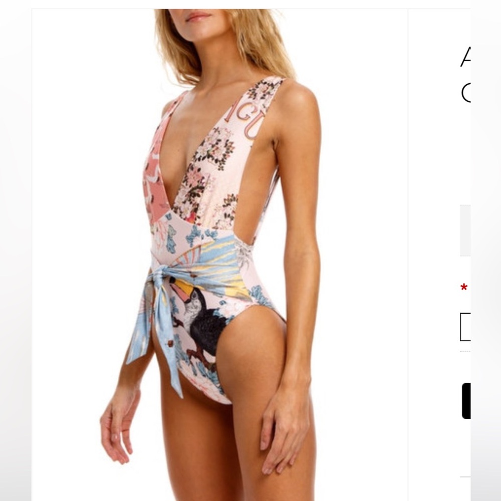 Agua Bendita Florentina Zola One Piece, size Small NWT